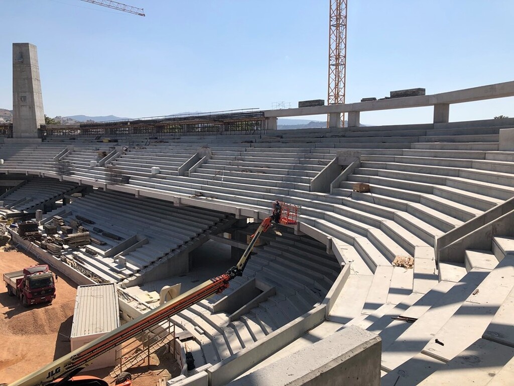 ΑΕΚ: Έτοιμη και η παλιά σκεπαστή (photos)