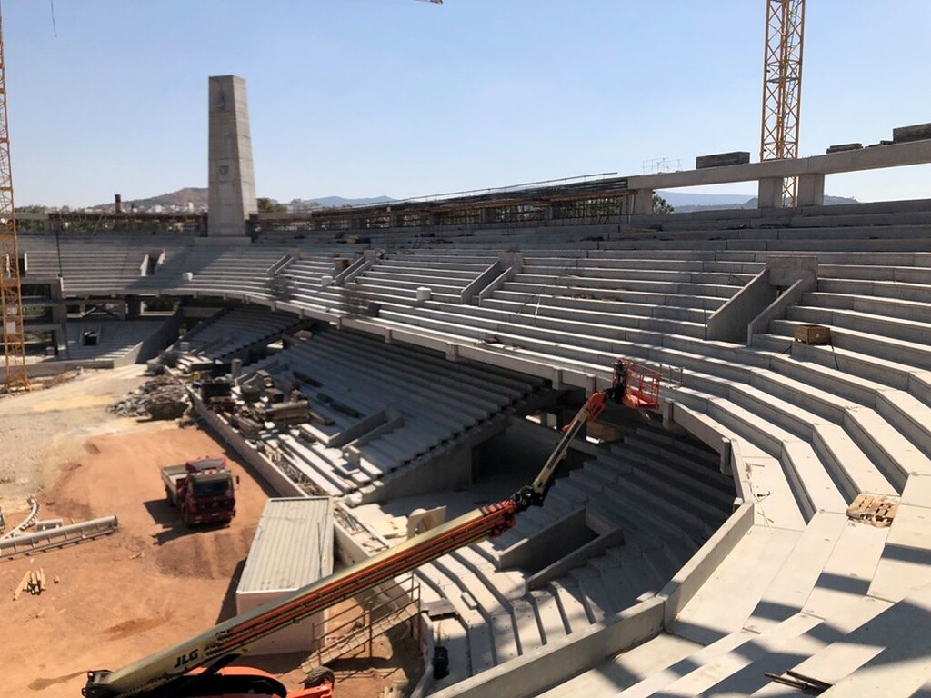 ΑΕΚ: Έτοιμη και η παλιά σκεπαστή (photos)