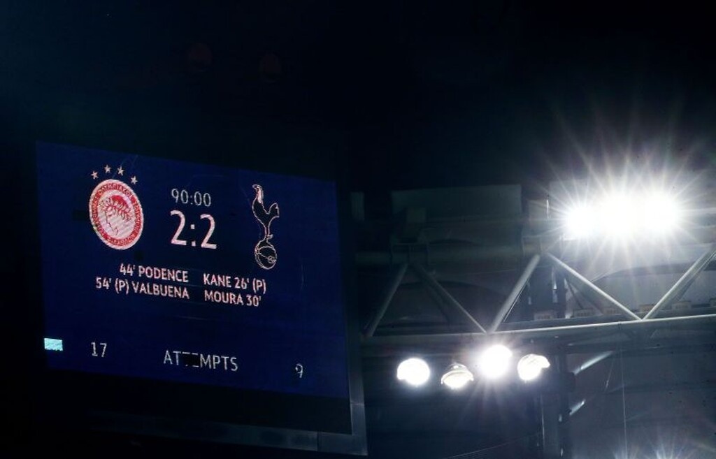 Ολυμπιακός - Τότεναμ 2-2: Αντίδραση επιπέδου Champions League (videos+photos)