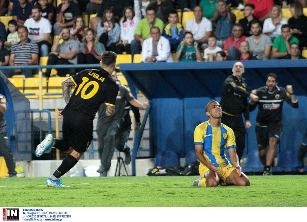 Παναιτωλικός-ΑΕΚ 0-1: Η γκολάρα και το ξέσπασμα του Λιβάγια! (videos)