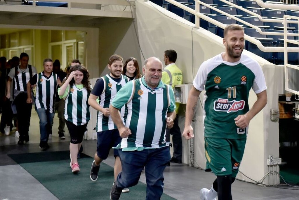 Παναθηναϊκός ΟΠΑΠ: Στο παρκέ με τους πιο πιστούς φιλάθλους του (videos+photo)