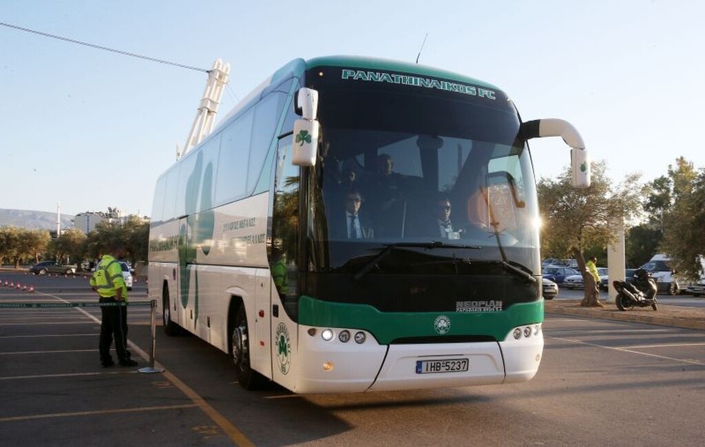 Παναθηναϊκός – Ολυμπιακός: Η «πράσινη» άφιξη στο ΟΑΚΑ (video+photos)