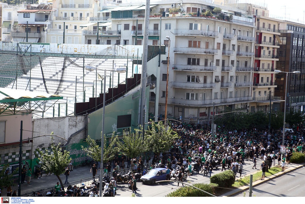Το συλλαλητήριο των οπαδών του Παναθηναϊκού στη Λεωφόρο (photos)