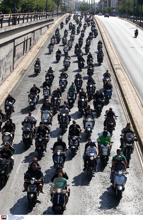 Το συλλαλητήριο των οπαδών του Παναθηναϊκού στη Λεωφόρο (photos)