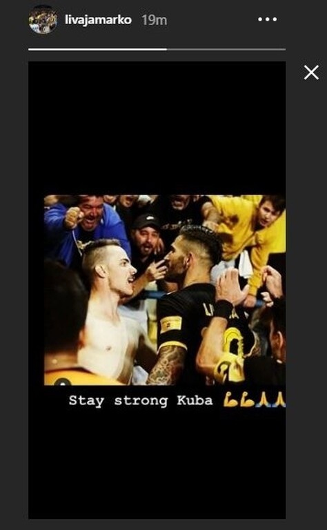 ΑΕΚ: Τo μήνυμα του Λιβάγια στον άτυχο οπαδό (photo)