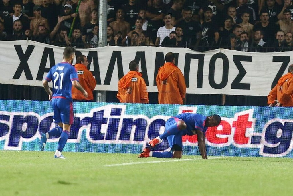 Ο νυν φορ του Άρη, τον Οκτώβριο του 2015 είχε κάνει αυτόν τον πανηγυρισμό στην Τούμπα ως παίκτης του Ολυμπιακού.