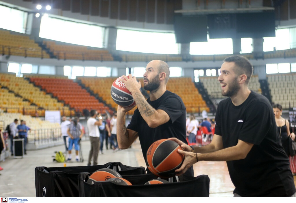 Ολυμπιακός: «Μονομαχία» στα τρίποντα για Σπανούλη-Φορτούνη (photos)