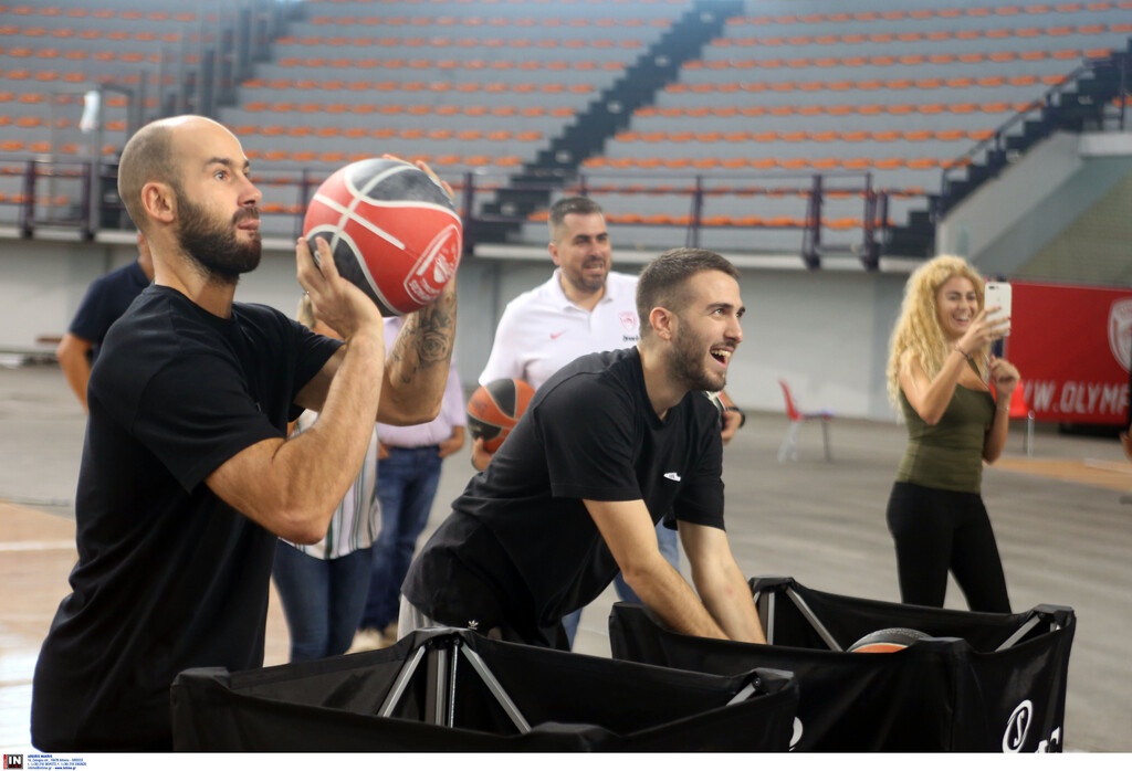 Ολυμπιακός: «Μονομαχία» στα τρίποντα για Σπανούλη-Φορτούνη (photos)