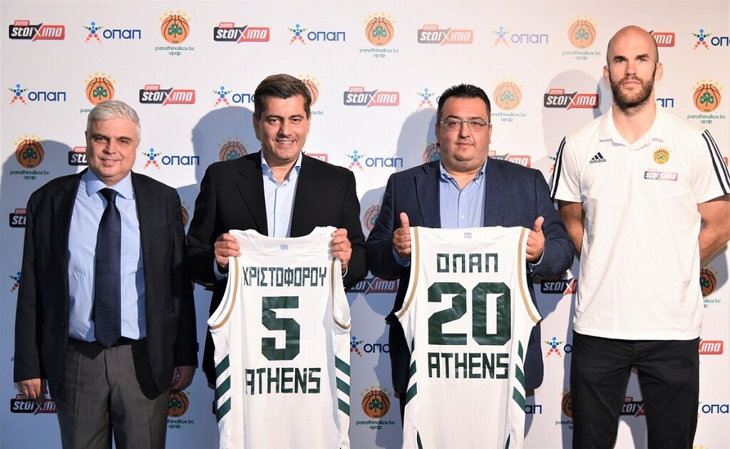 Μάνος Παπαδόπουλος– Πρόεδρος και Διευθύνων Σύμβουλος ΚΑΕ Παναθηναϊκός ΟΠΑΠ , Οδυσσέας Χριστοφόρου - Αναπληρωτής Διευθύνων Σύμβουλος ΟΠΑΠ, Παναγιώτης Τριαντόπουλος – Αντιπρόεδρος και Διευθύνων Σύμβουλος DPG Group of Companies, Νικ Καλάθης – Αρχηγός ΚΑΕ