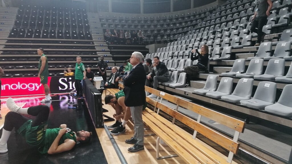 Βιλερμπάν – Παναθηναϊκός ΟΠΑΠ: «Ζεσταίνονται» οι «πράσινοι» (video+photo)