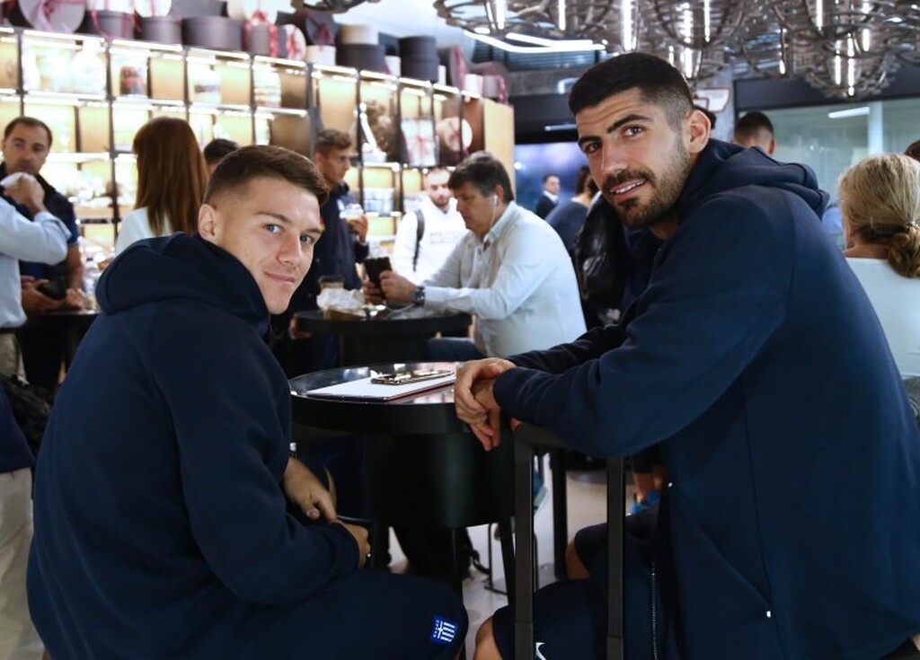 Εθνική Ελλάδας: Η αναχώρηση για την Ιταλία (photos)