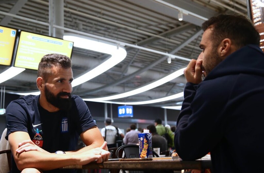 Εθνική Ελλάδας: Η αναχώρηση για την Ιταλία (photos)