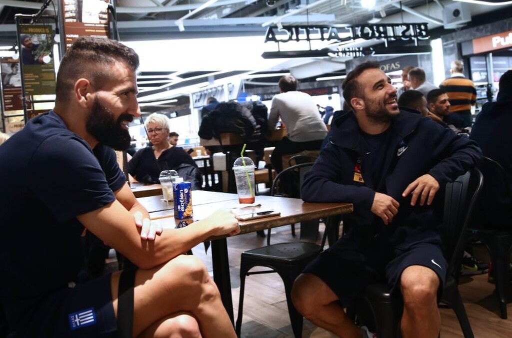 Εθνική Ελλάδας: Η αναχώρηση για την Ιταλία (photos)