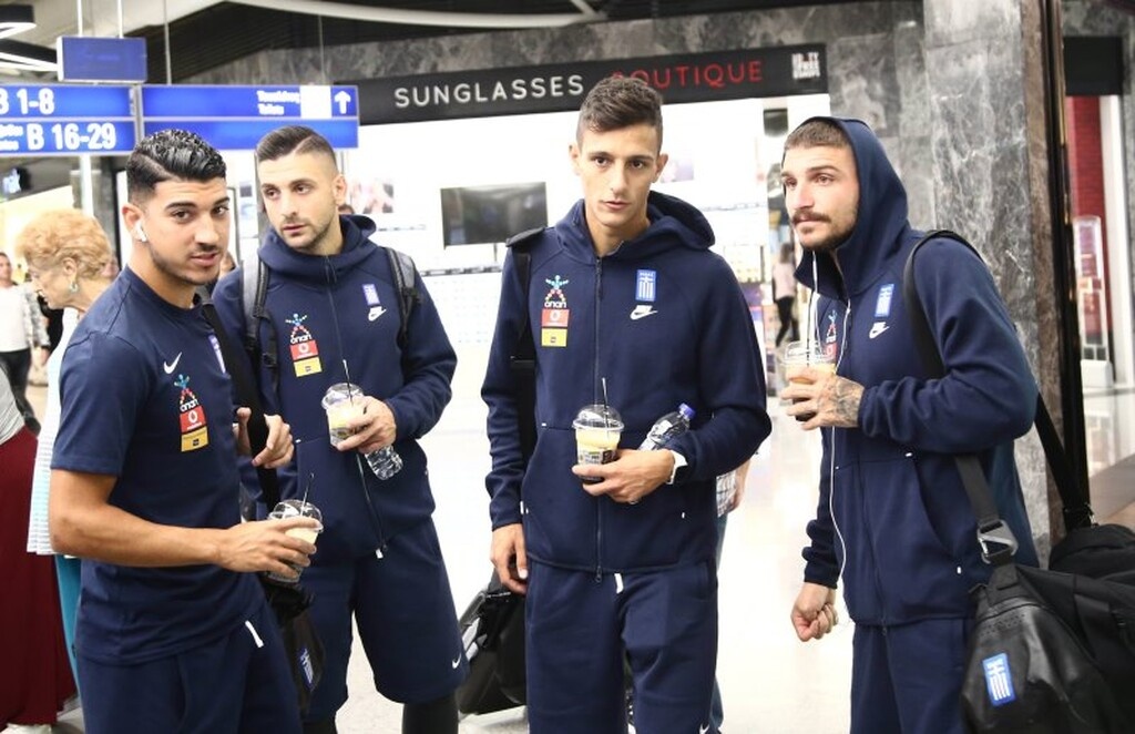 Εθνική Ελλάδας: Η αναχώρηση για την Ιταλία (photos)