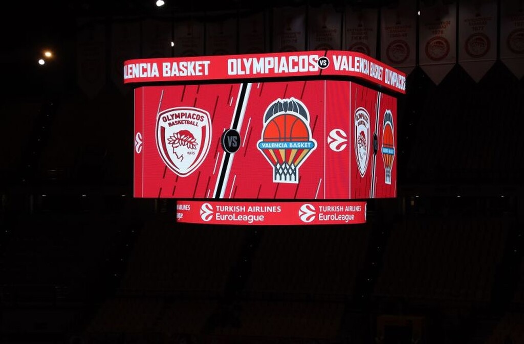 Ολυμπιακός – Βαλένθια: Σε λειτουργία το cube στο ΣΕΦ (photos)