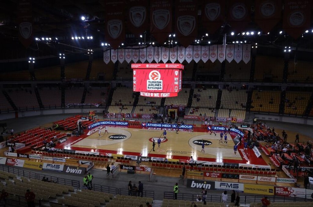 Ολυμπιακός – Βαλένθια: Σε λειτουργία το cube στο ΣΕΦ (photos)