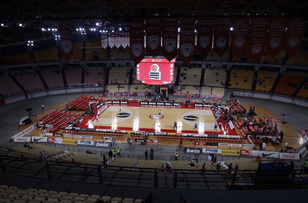 Ολυμπιακός – Βαλένθια: Σε λειτουργία το cube στο ΣΕΦ (photos)