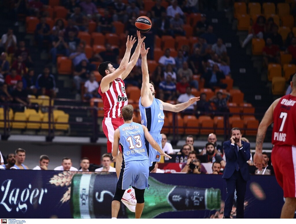 Ολυμπιακος – Ζενίτ 68-77 (64-64κ.α.): Δεν εκμεταλλεύτηκε το «δώρο» και του… έκλεισε το «σπίτι»