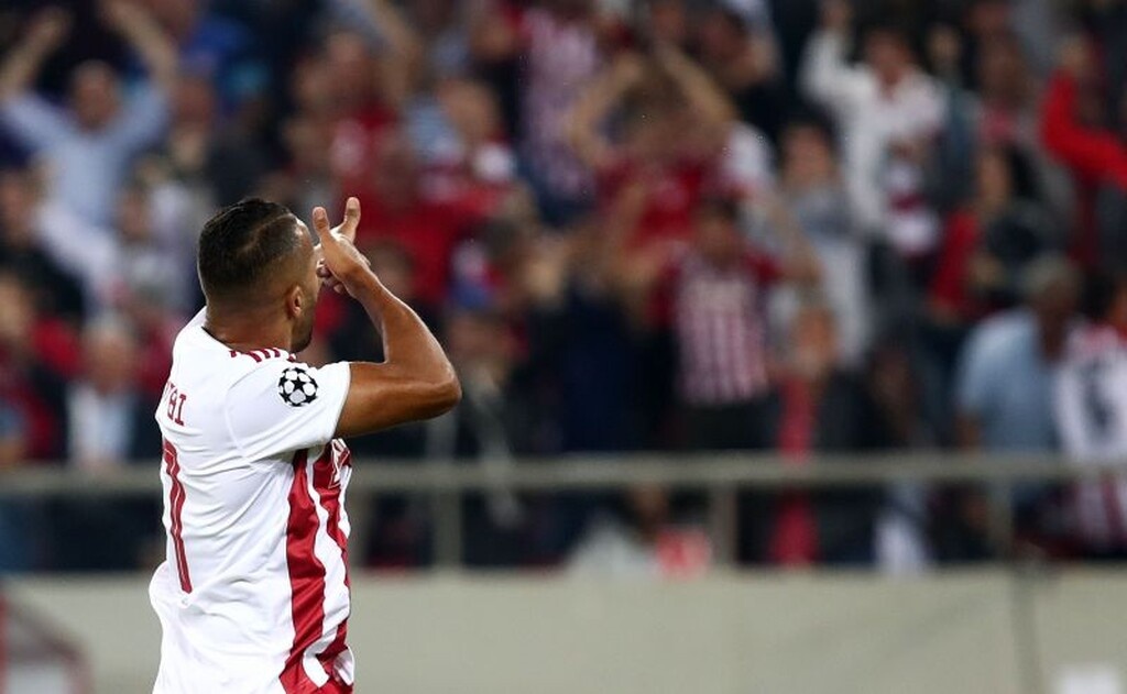 Ολυμπιακός – Μπάγερν Μονάχου: Το… κάρφωσε και τρελάθηκε ο Ελ Αραμπί (video+photos)