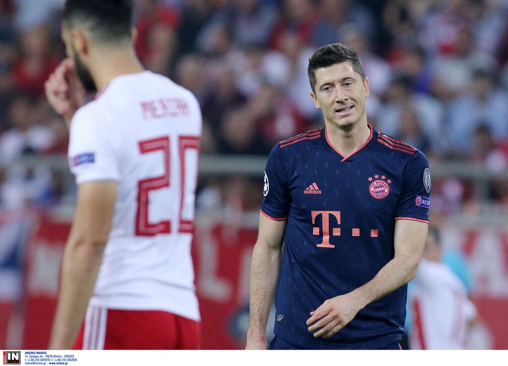 Ολυμπιακός-Μπάγερν Μονάχου: Η απάντηση του Λεβαντόφσκι (video+photos)