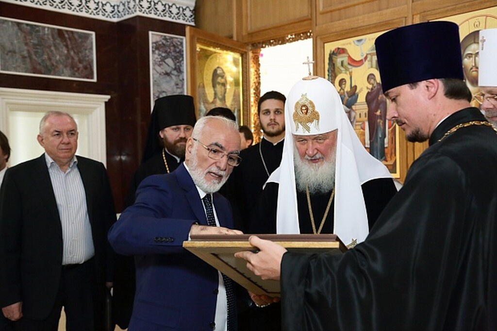 ΠΑΟΚ: Βράβευση Σαββίδη από τον Πατριάρχη Μόσχας (photos)