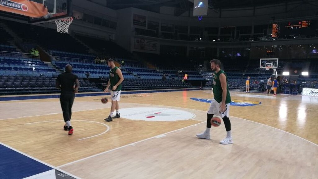 Χίμκι – Παναθηναϊκός ΟΠΑΠ: «Ζεσταίνονται» οι «πράσινοι» (videos+photos)