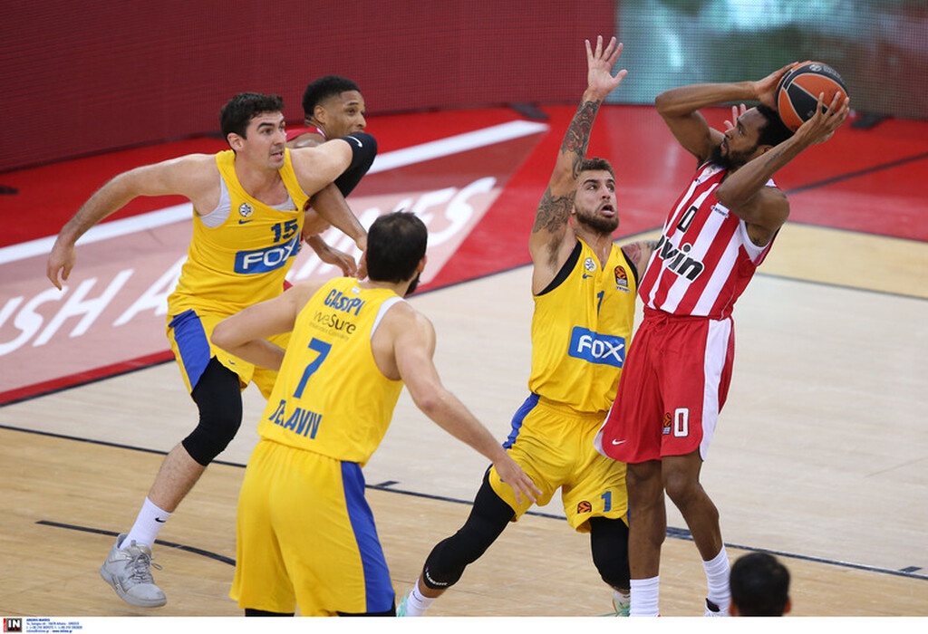 Ολυμπιακός-Μακάμπι Τελ Αβίβ 65-90: Έμεινε στη Μόσχα και συνετρίβη (photos)