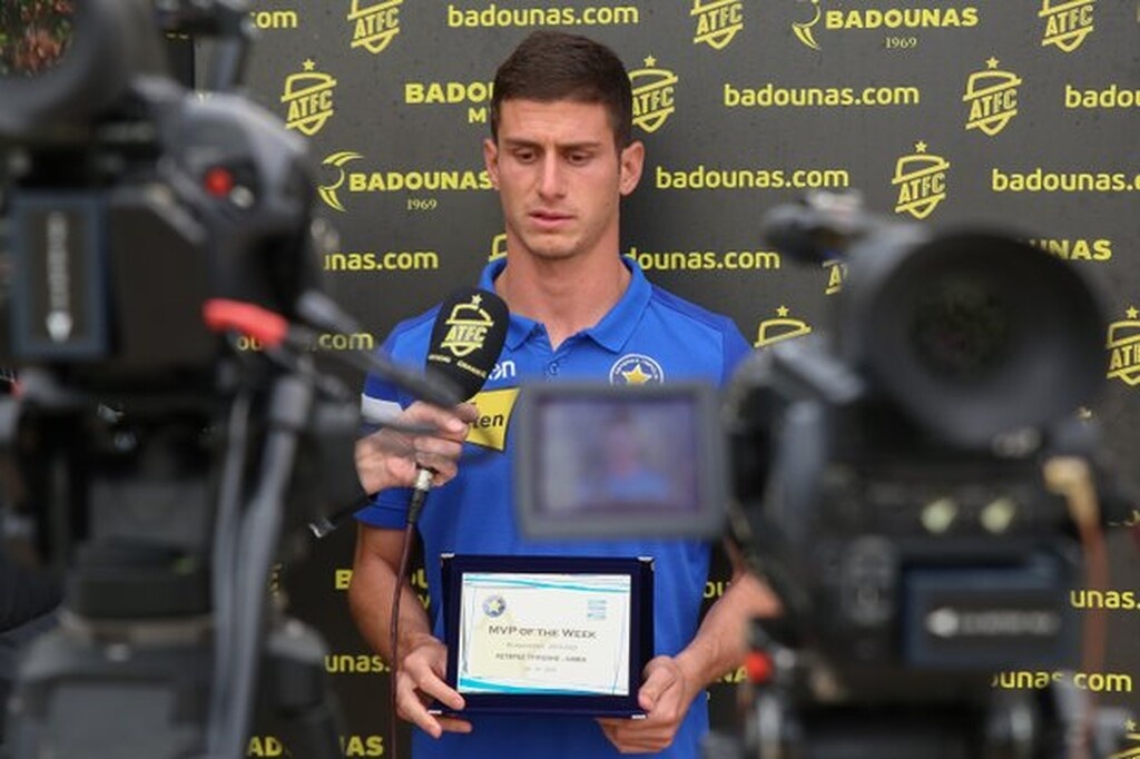 Αστέρας Τρίπολης: Η βράβευση του MVP Χρήστου Τασουλή (video+photos)