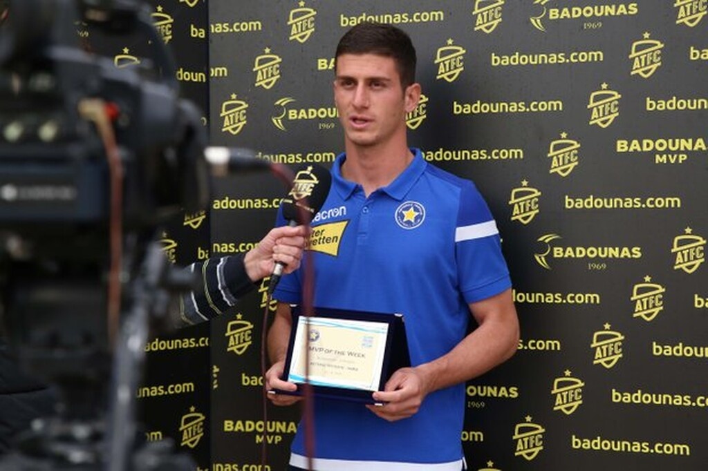 Αστέρας Τρίπολης: Η βράβευση του MVP Χρήστου Τασουλή (video+photos)