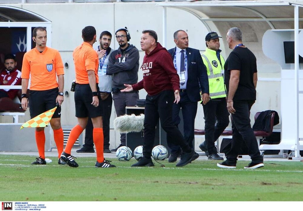 Έξαλλος ο Κούγιας με Κομίνη στο ΑΕΛ-ΟΦΗ - «Ντου», αποβολή και ανακοίνωση με... ΑΕΚ (photos)