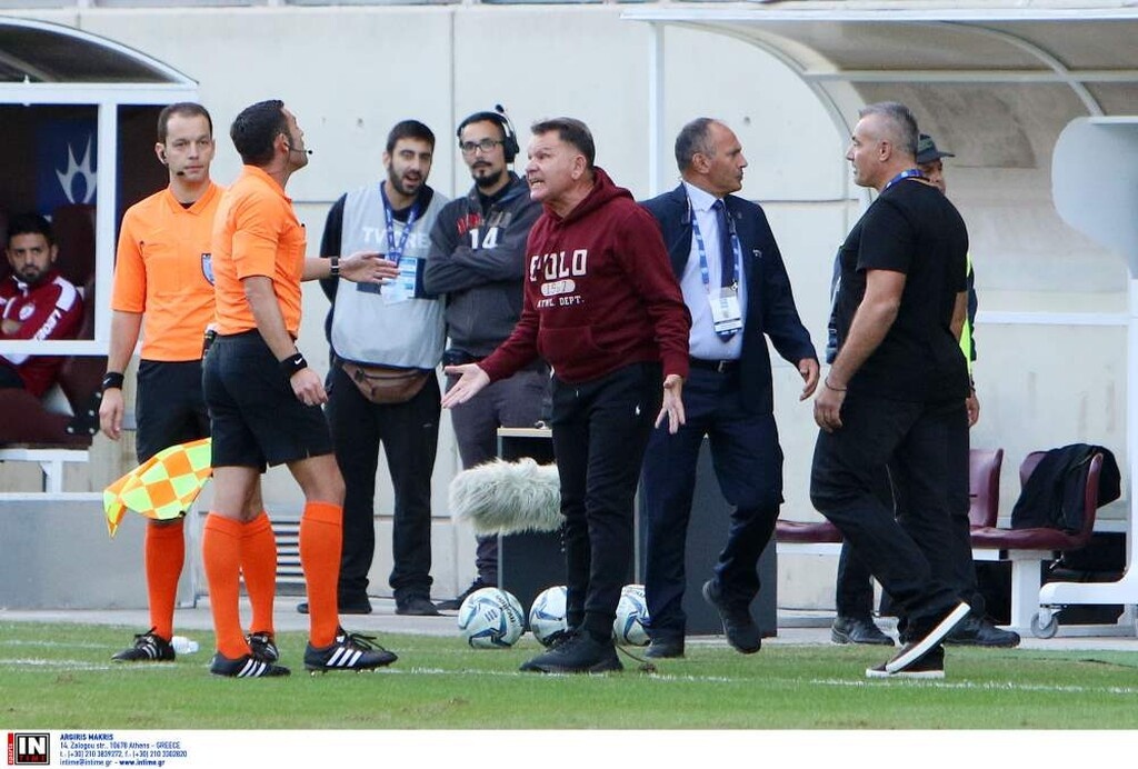 Έξαλλος ο Κούγιας με Κομίνη στο ΑΕΛ-ΟΦΗ - «Ντου», αποβολή και ανακοίνωση με... ΑΕΚ (photos)