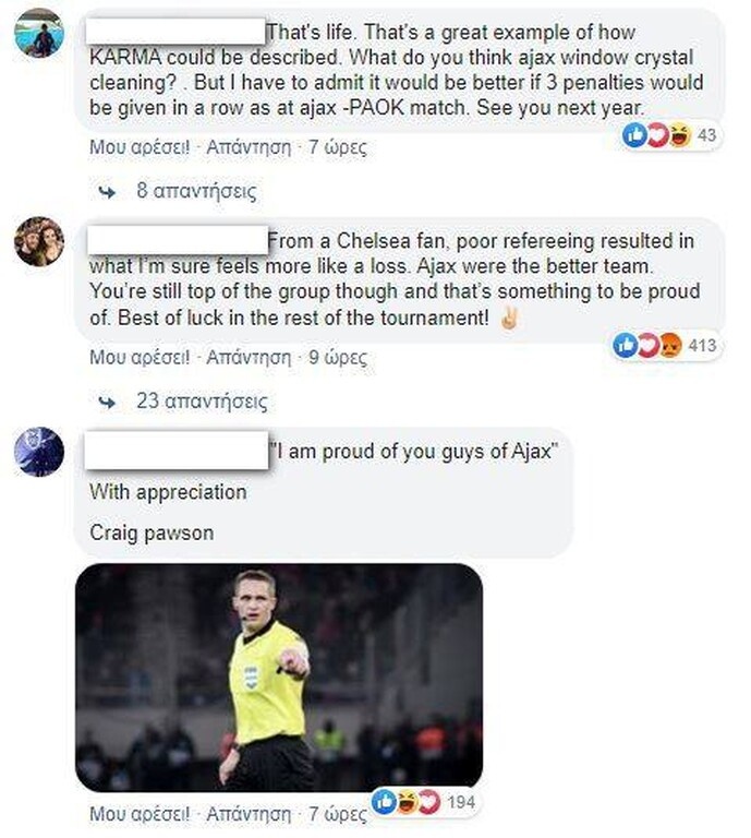 Καταιγισμός σχολίων από ΠΑΟΚτσήδες για το Τσέλσι-Άγιαξ (photos)
