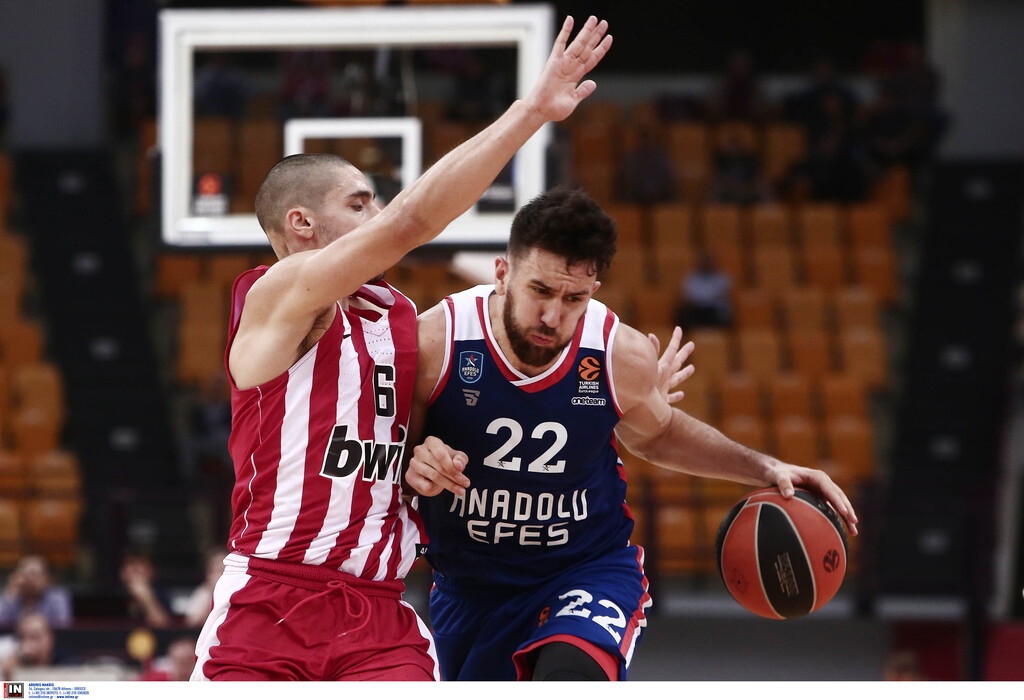 Ολυμπιακός-Αναντολού Εφές 67-86: Ο κατήφορος συνεχίζεται (photos)