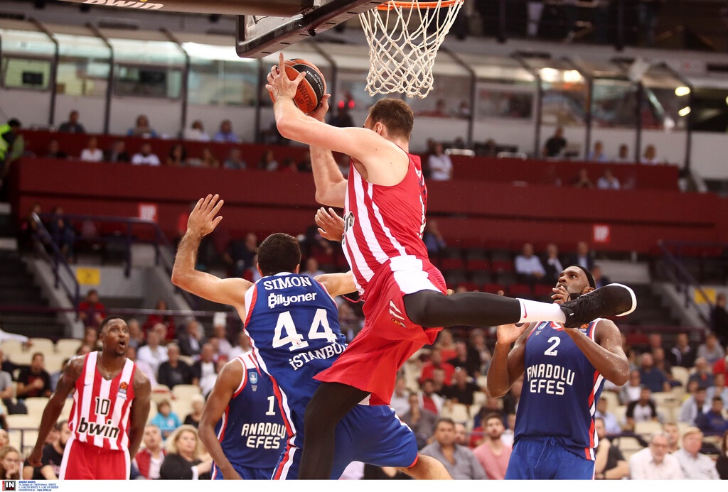Ολυμπιακός-Αναντολού Εφές 67-86: Ο κατήφορος συνεχίζεται (photos)