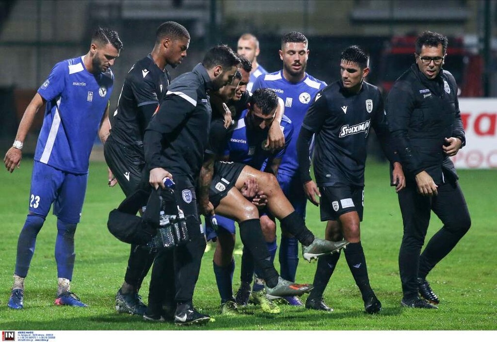 ΠΑΟΚ: «Πάγωσαν» με Ζαμπά στη Δράμα - Η στιγμή του τραυματισμού του (video&photos)