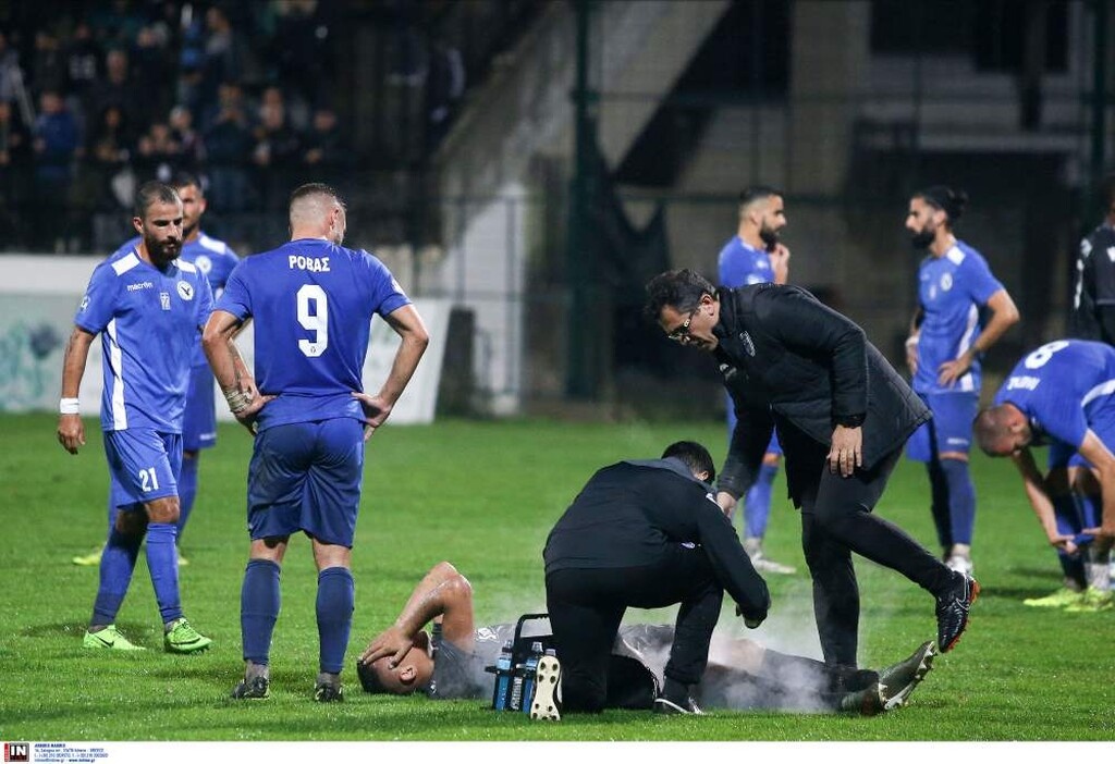 ΠΑΟΚ: «Πάγωσαν» με Ζαμπά στη Δράμα - Η στιγμή του τραυματισμού του (video&photos)