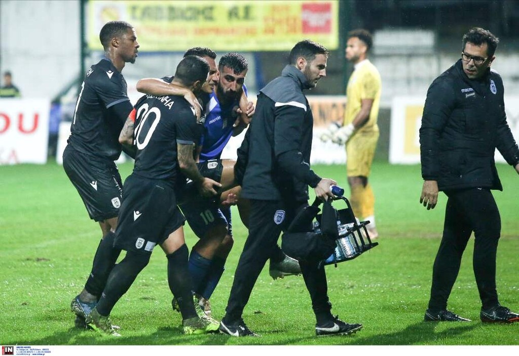 ΠΑΟΚ: «Πάγωσαν» με Ζαμπά στη Δράμα - Η στιγμή του τραυματισμού του (video&photos)