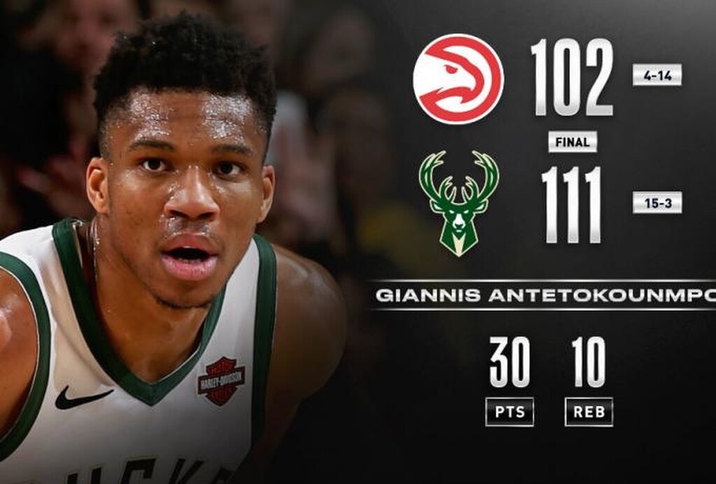 NBA: Μεγάλος Γιάννης οδηγεί του Μπακς! (photos+video)