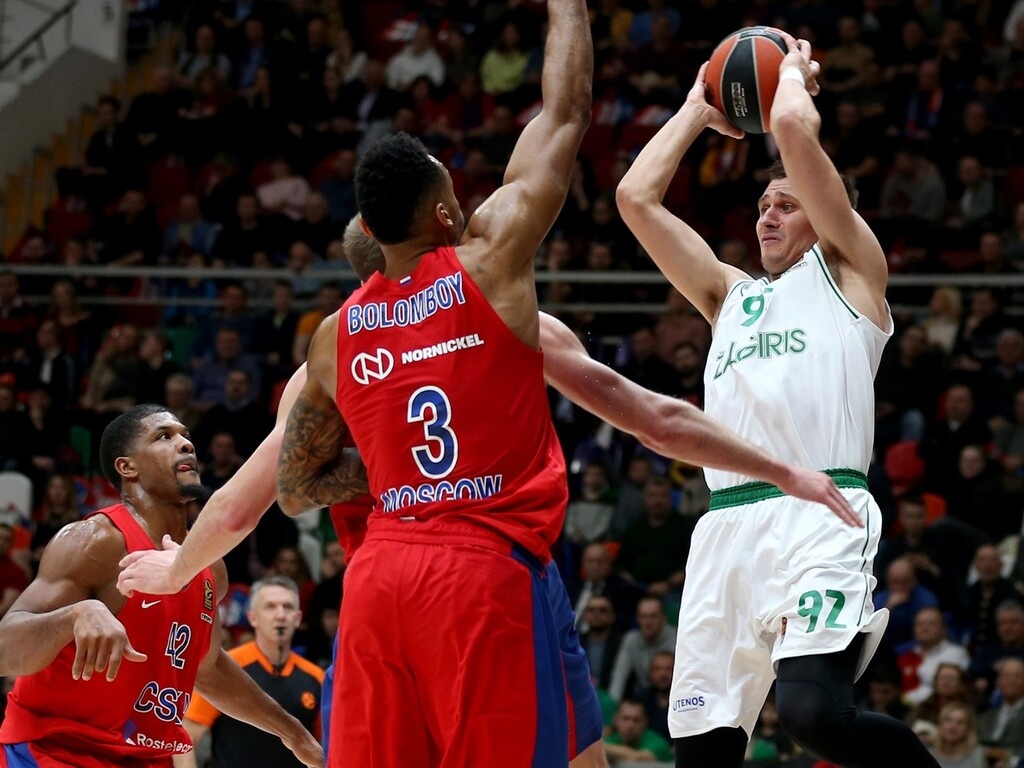 ΤΣΣΚΑ Μόσχας – Ζαλγκίρις Κάουνας 85-82: Με «βόμβα» Τζέιμς στην παράταση! (video+photos)