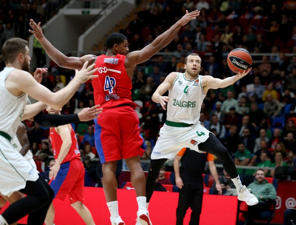 ΤΣΣΚΑ Μόσχας – Ζαλγκίρις Κάουνας 85-82: Με «βόμβα» Τζέιμς στην παράταση! (video+photos)