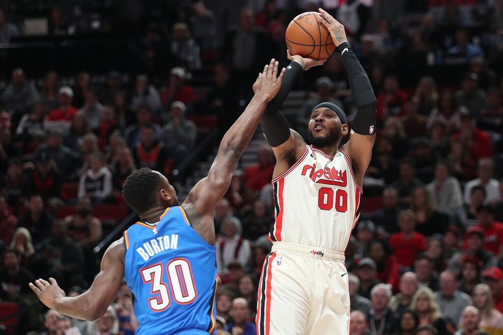 NBA: «Μόνιμος» στους Μπλέιζερς ο Καρμέλο! (photos+video)