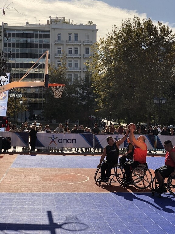 3ο Ηοpe Streetball: Η μεγάλη γιορτή του μπάσκετ με αμαξίδιο στην πλατεία Συντάγματος με τον ΟΠΑΠ