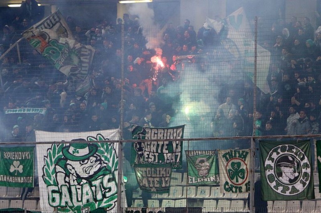 Βόλος – Παναθηναϊκός: Η «πράσινη» κερκίδα στο «Πανθεσσαλικό» (video+photos)