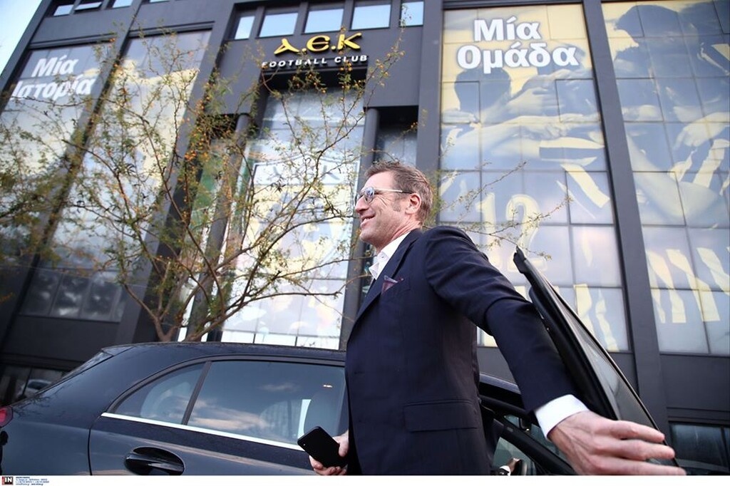 ΑΕΚ: Στα γραφεία ο Μάσιμο Καρέρα (photos)