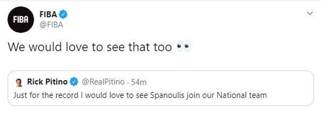 Και η FIBA στο «πλευρό» του Πιτίνο για τον Σπανούλη (photo)