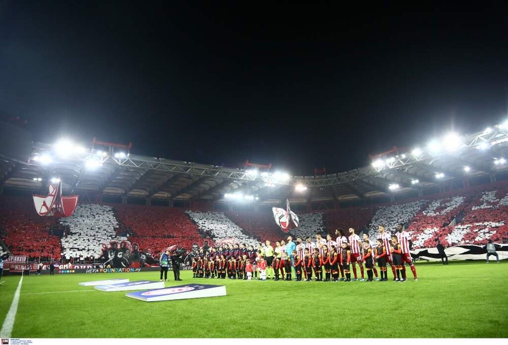 Ολυμπιακός-Ερυθρός Αστέρας: Το τρομερό κορεό στο «καυτό» Καραϊσκάκη (photos&video)