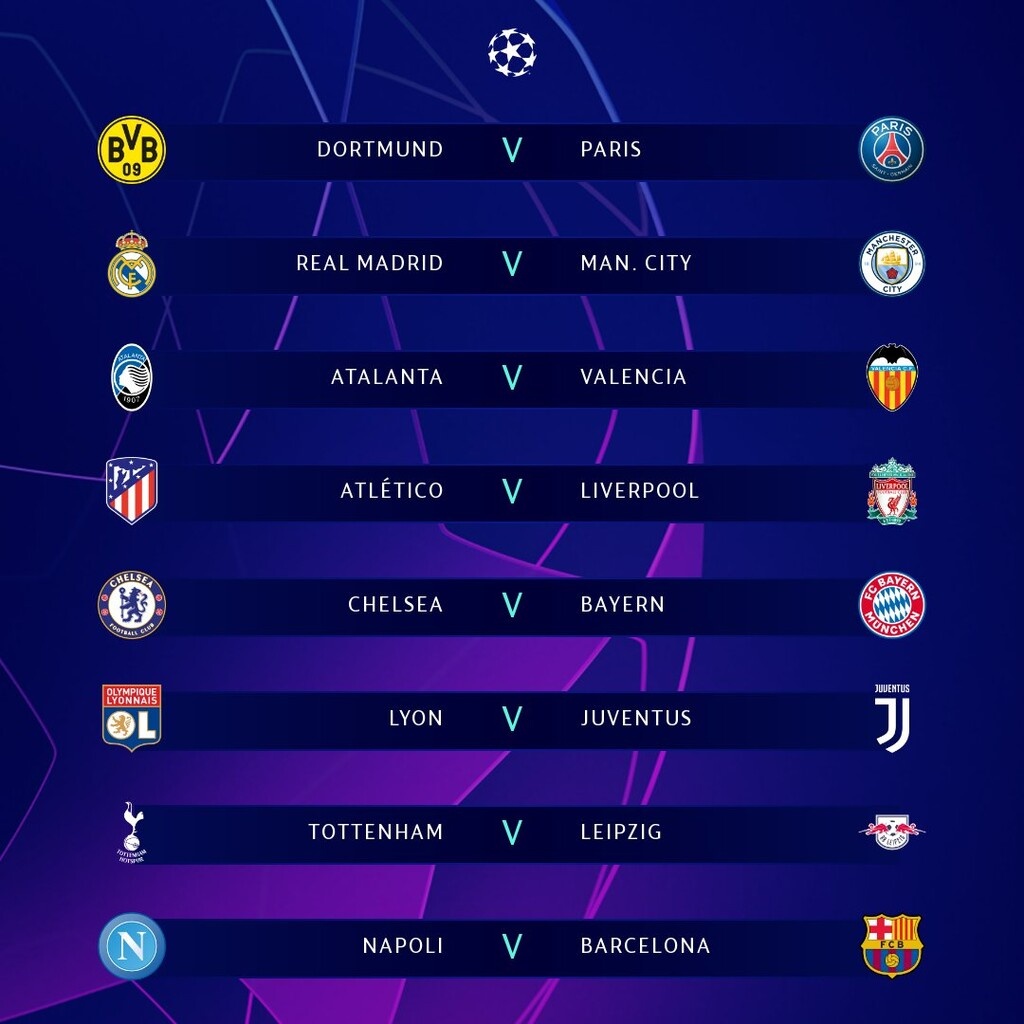 Champions League: Το πλήρες πρόγραμμα των «16» (photos)