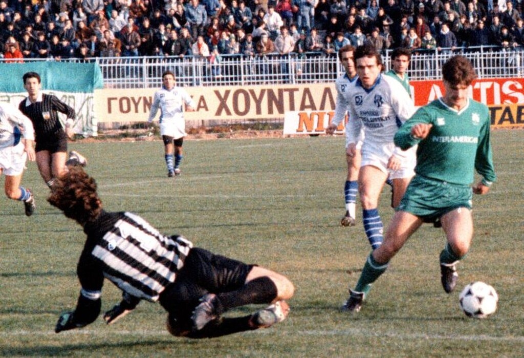 Το πρώτο του γκολ, μερικές ημέρες αργότερα, κόντρα στον Απόλλωνα.
