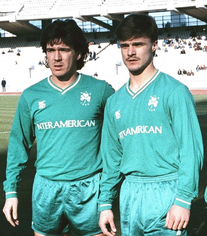 Με τον Δημήτρη Σαραβάκο. Το καλύτερο επιθετικό δίδυμο στην ιστορία του ελληνικού πρωταθλήματος...