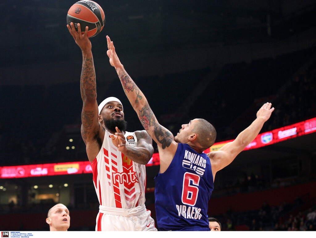 Ερυθρός Αστέρας-Ολυμπιακός 88-81: «Σφαλιάρα» από τα «αδέρφια» τους στο Βελιγράδι